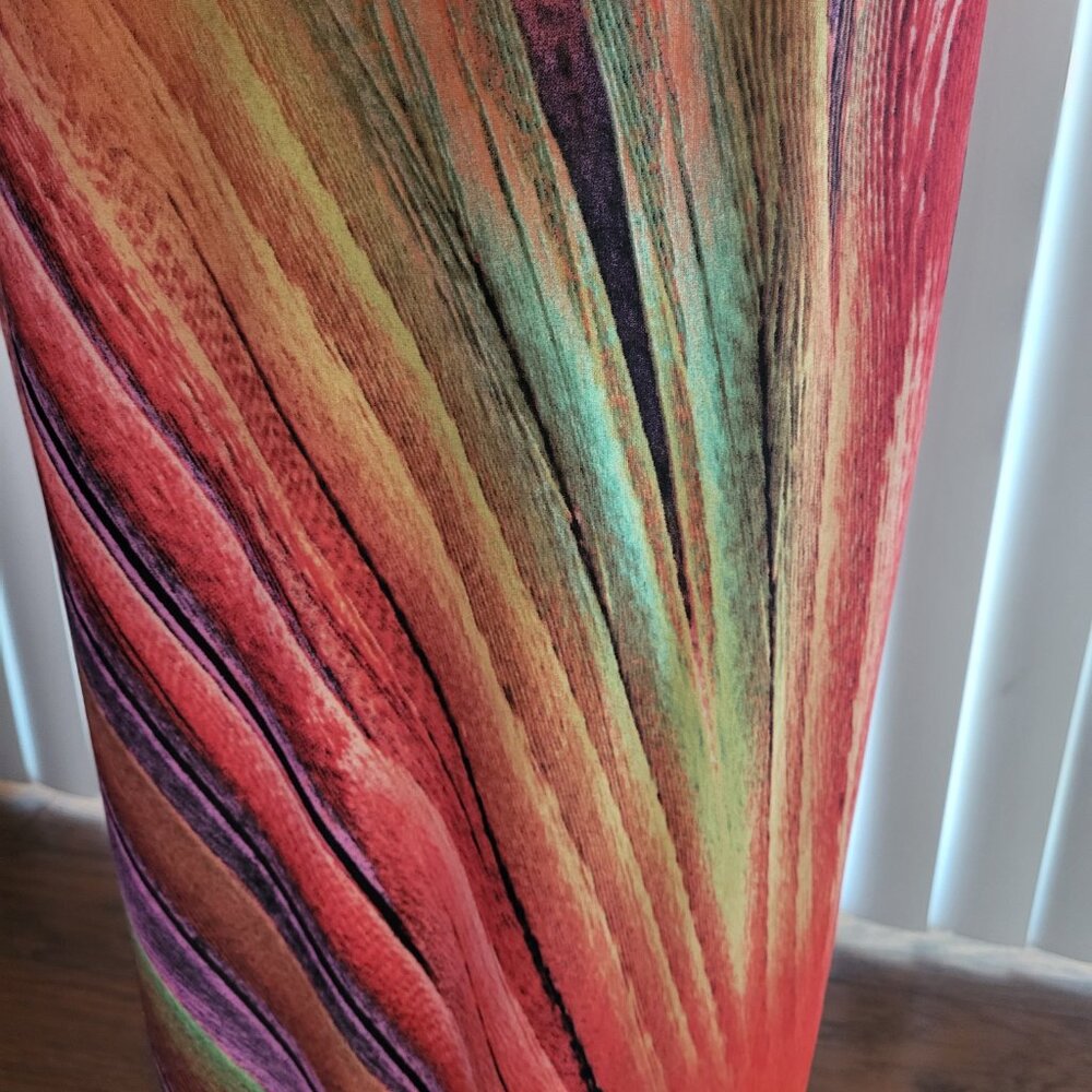 Orange/Multi color Tube Dress - Picture 2 of 5